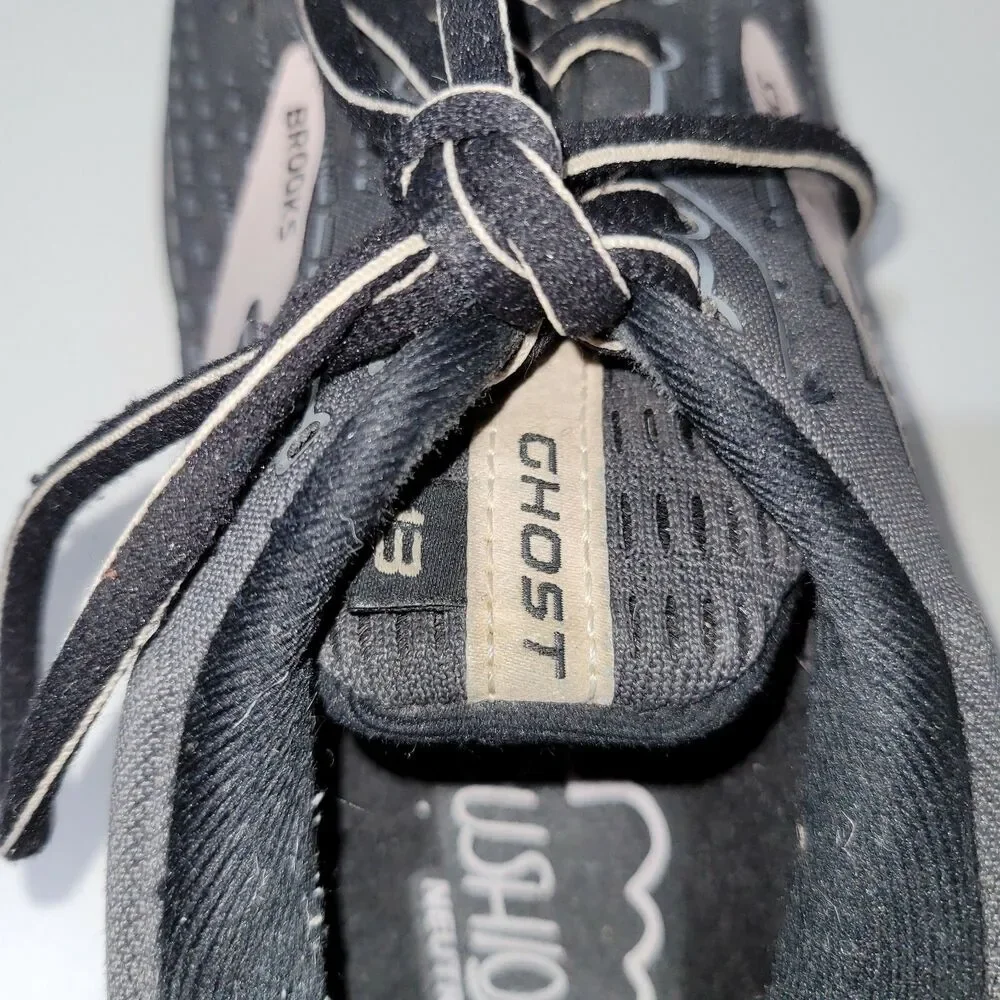 Brooks Women’s Ghost 13, Dark Grey Road Running Shoes, Size 8 Wide.